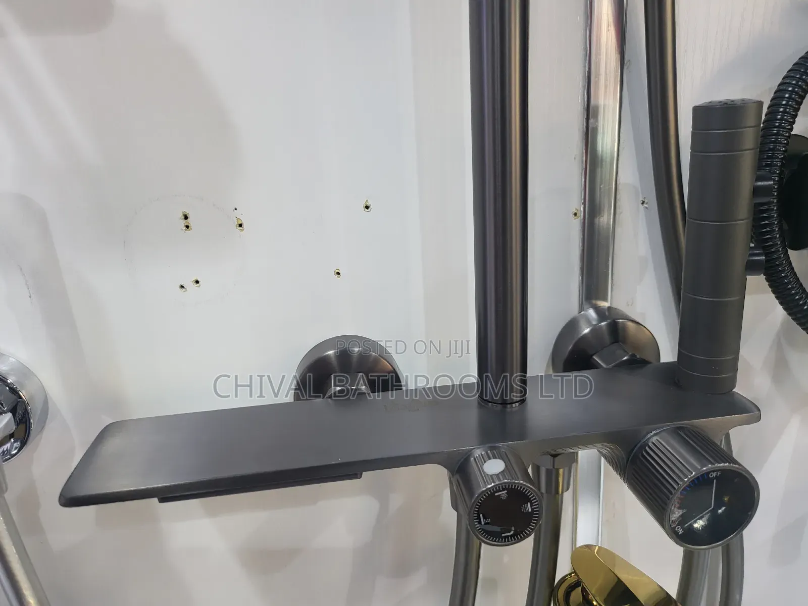 Gray Shower Mixer