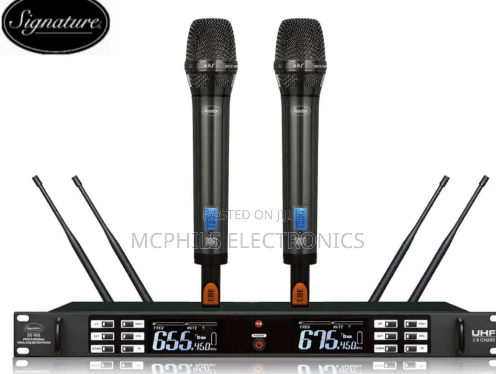 Signature Premium Quality Uhf Witeless Microphone -Br609d