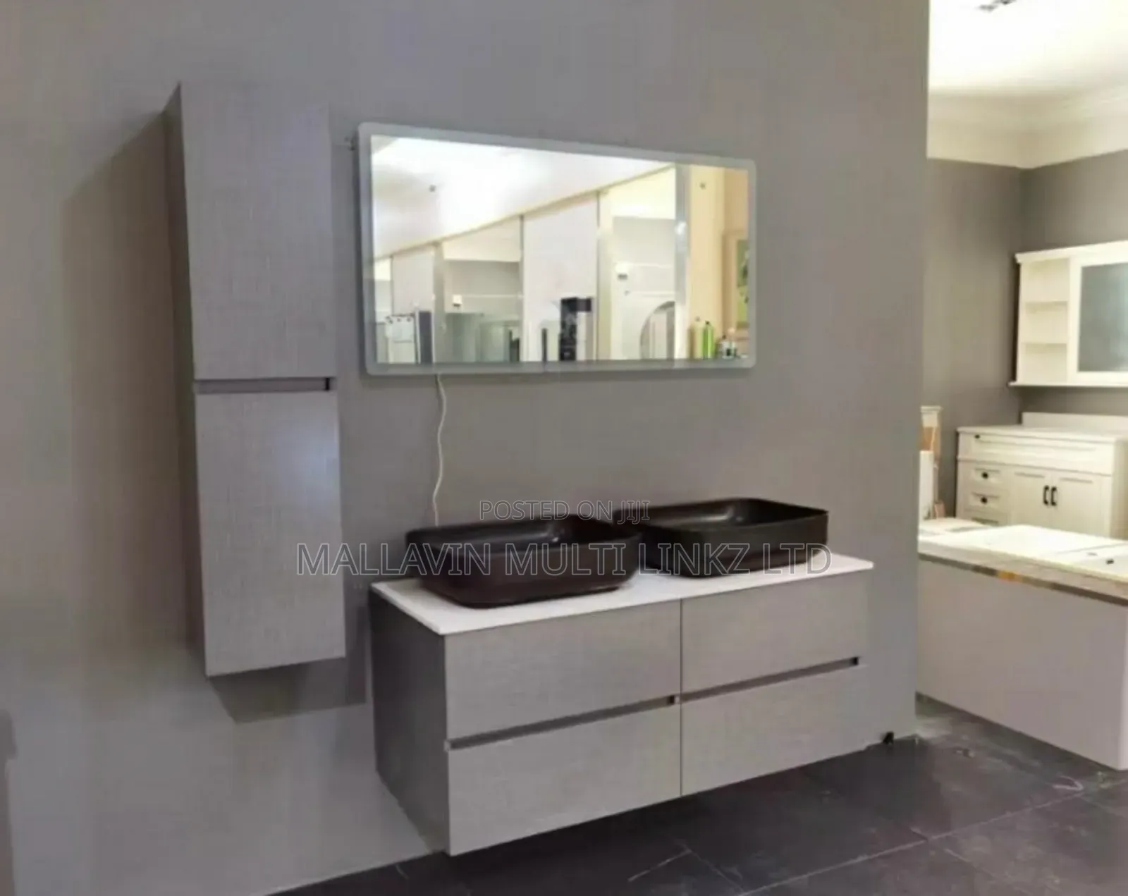 Double Cabinet Basin Sets With Led Mirrors