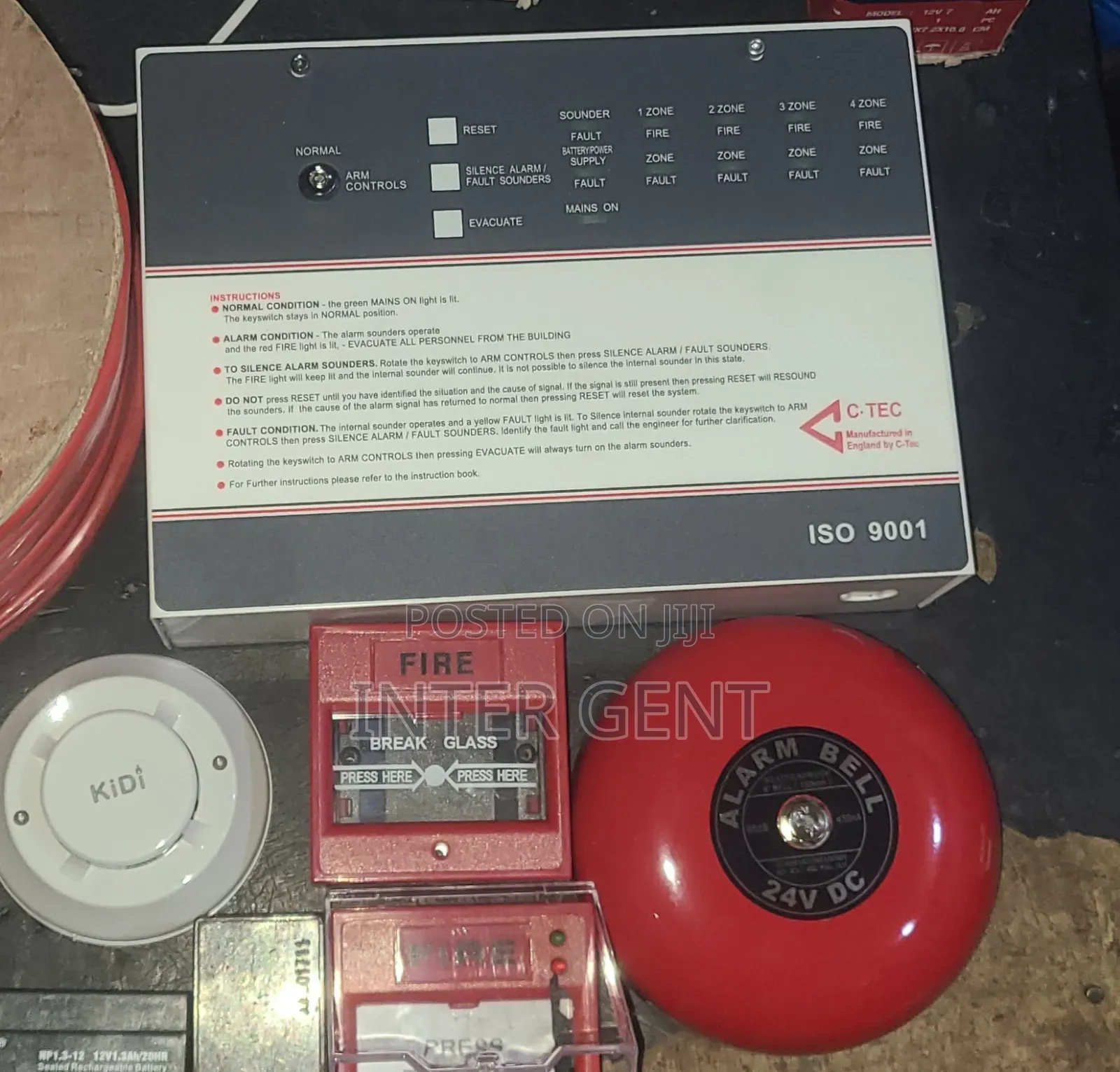 Fire Alarm Panel C-tec 4 Zone