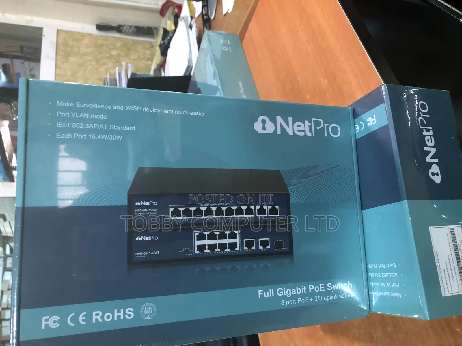 Netpro NPG-08-150ws 10-Port Gigabit Intelligent Poe Switch