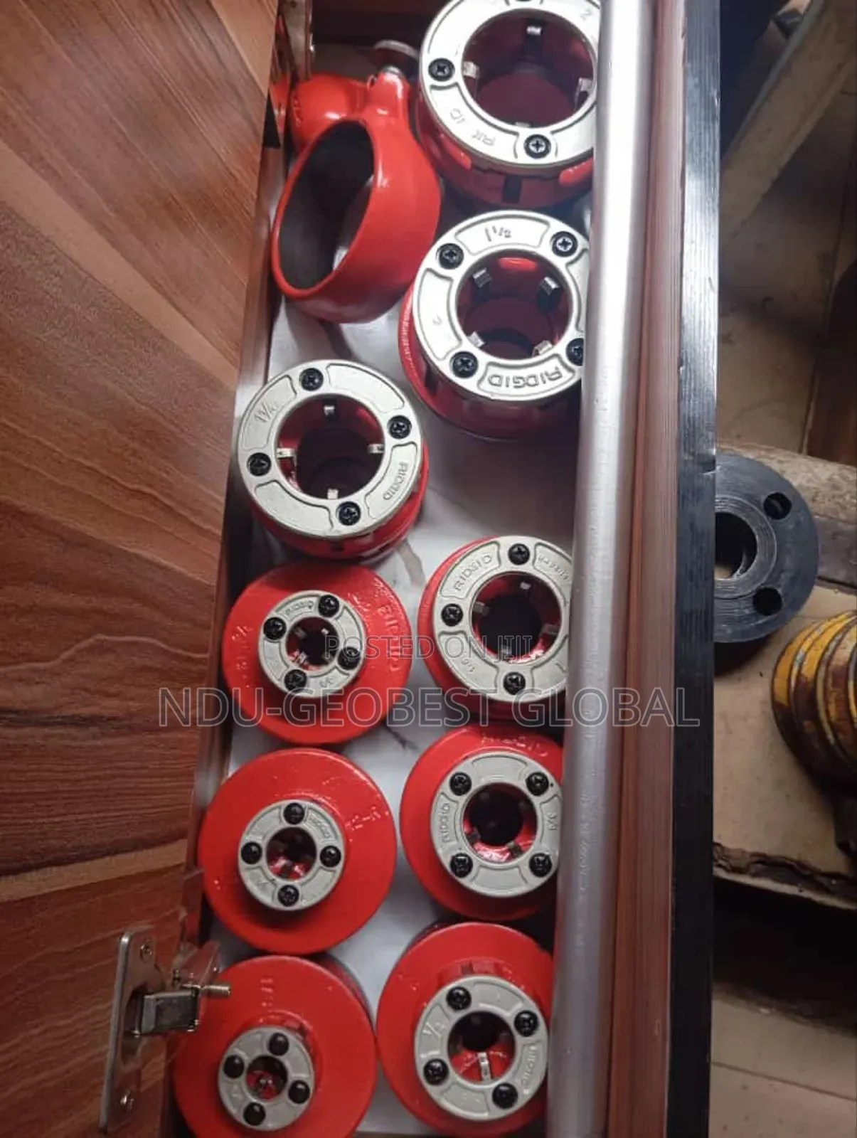 Set of Ridgid Die Machine