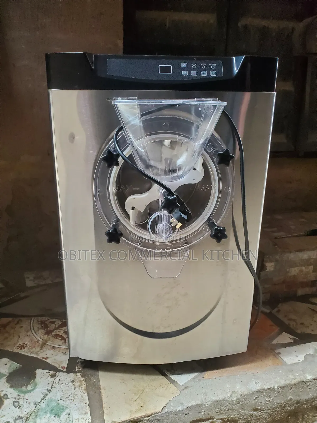 Industrial Table Top Batch Ice-Cream Machine Hard Is Availab