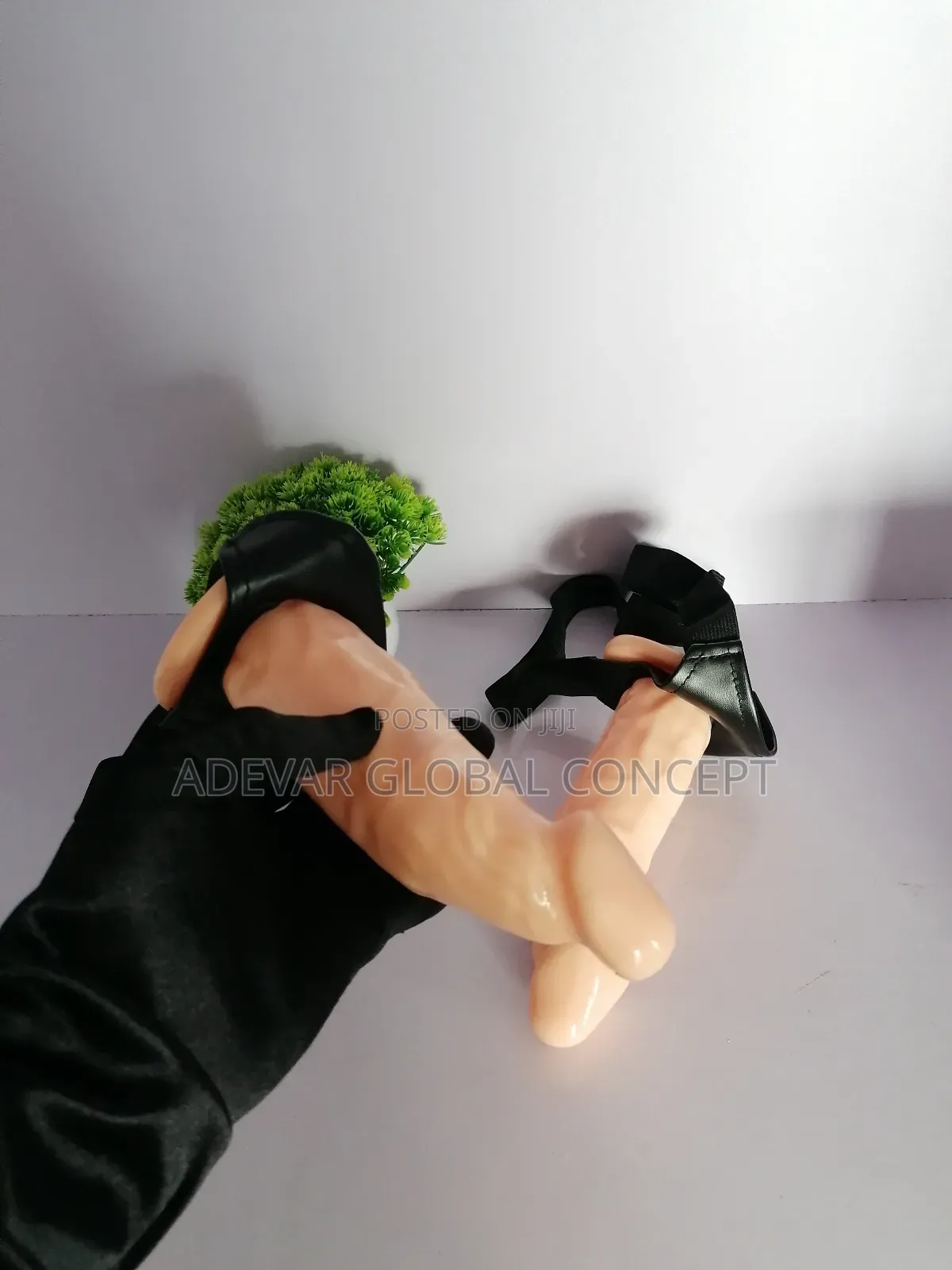 Men S on Dildo Wearable Hollow Penis Lengthen Sleeve