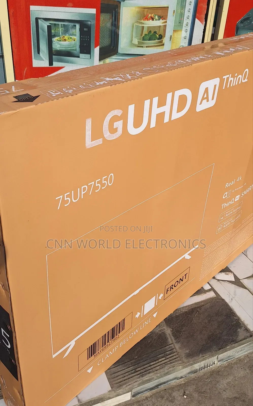 2025made Lg 75" Uhd Ai Thinq Smart Flameless Netflix App