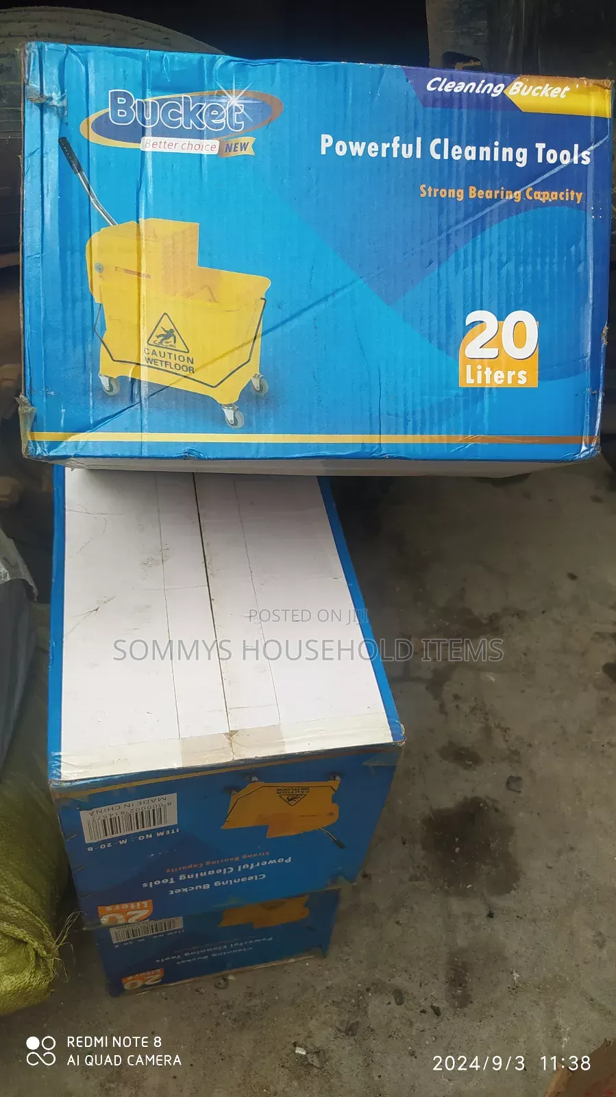 Caution Mop Bucket