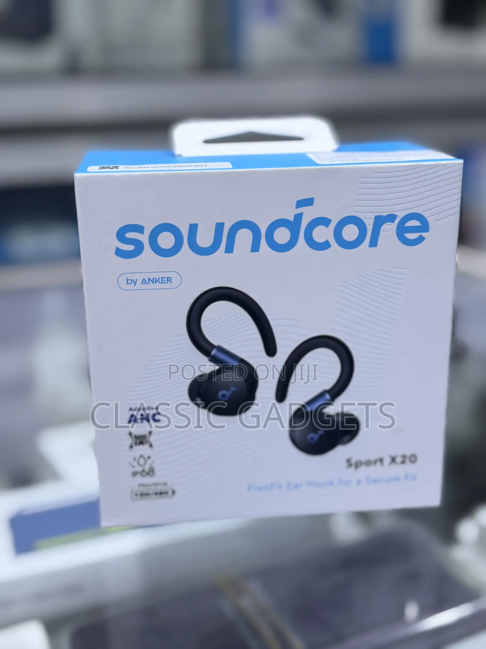 Sport X20 Comfortable in-Ear Sport Earbuds With Hook