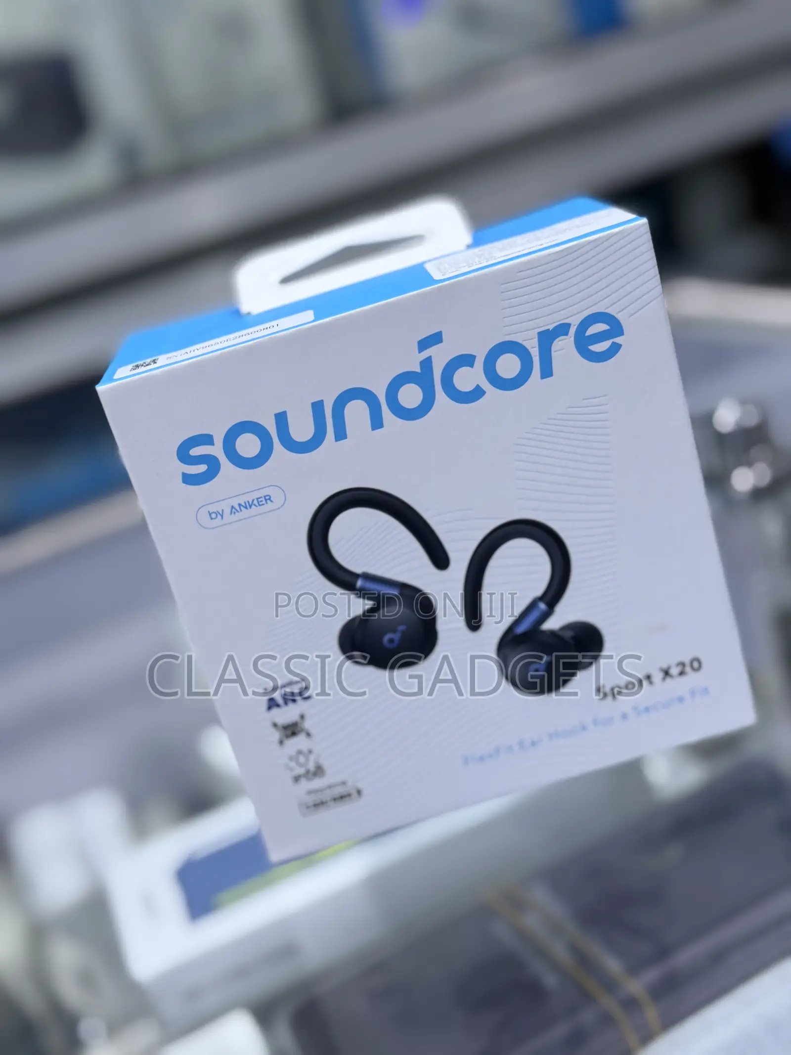 Sport X20 Comfortable in-Ear Sport Earbuds With Hook