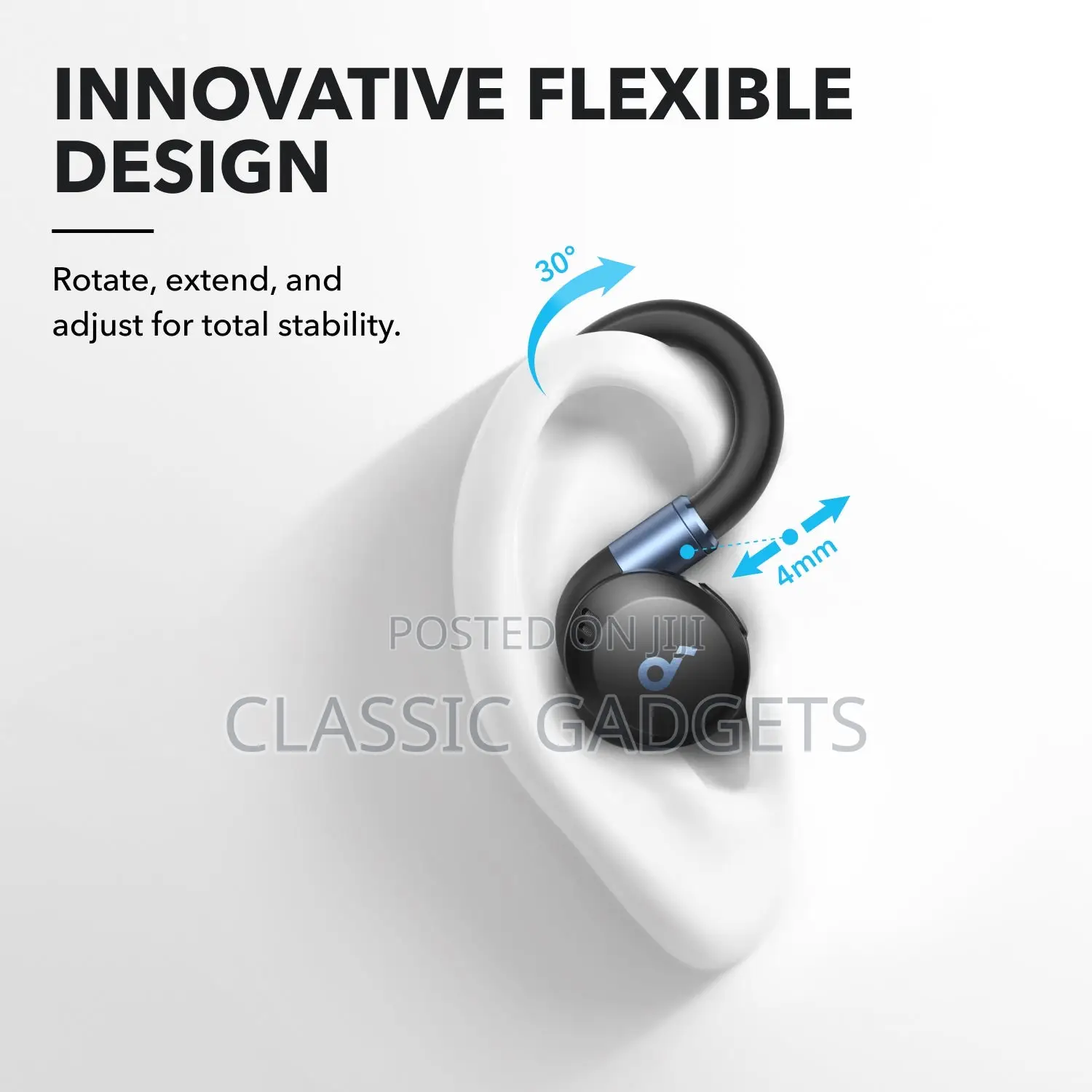 Sport X20 Comfortable in-Ear Sport Earbuds With Hook