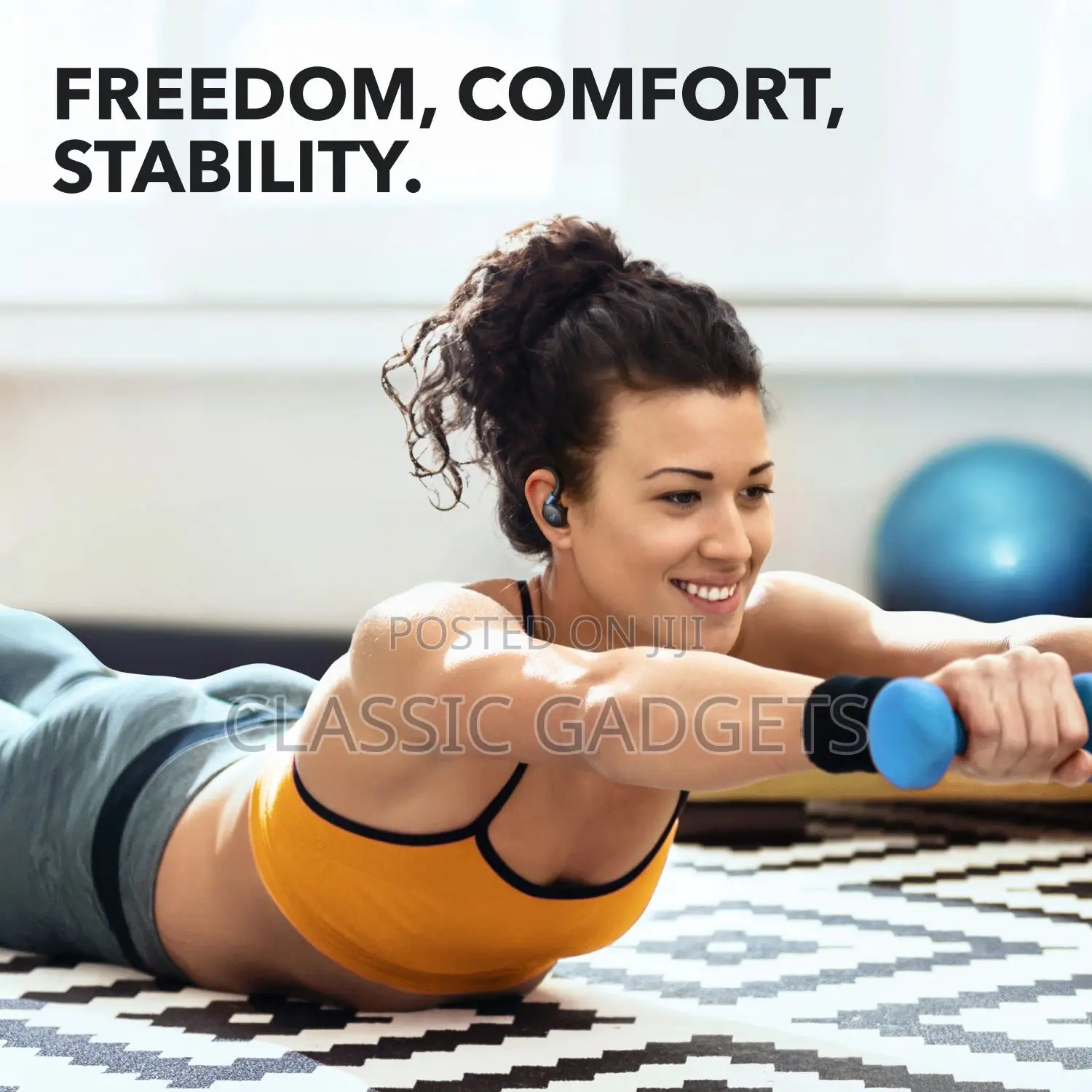 Sport X20 Comfortable in-Ear Sport Earbuds With Hook