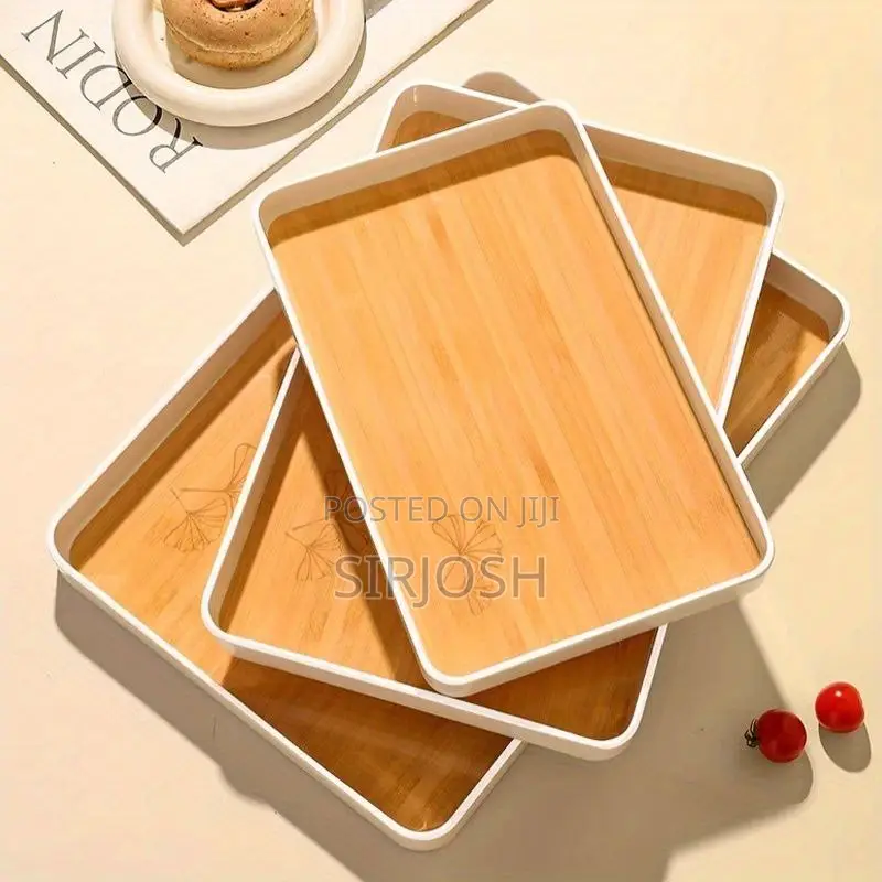 UNIQUE Wooden Tray Set