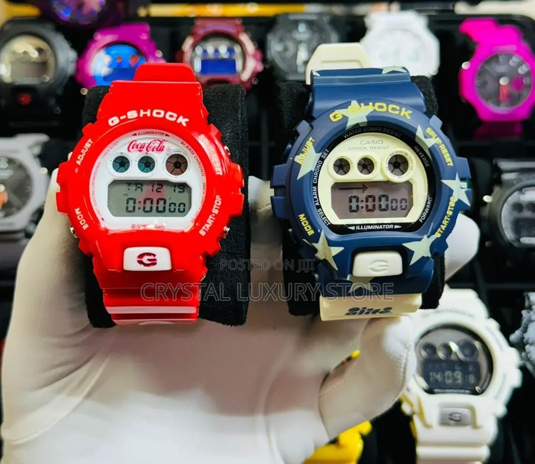 G-Shock Quality Luxury Men Rubber Strap Wristwatch