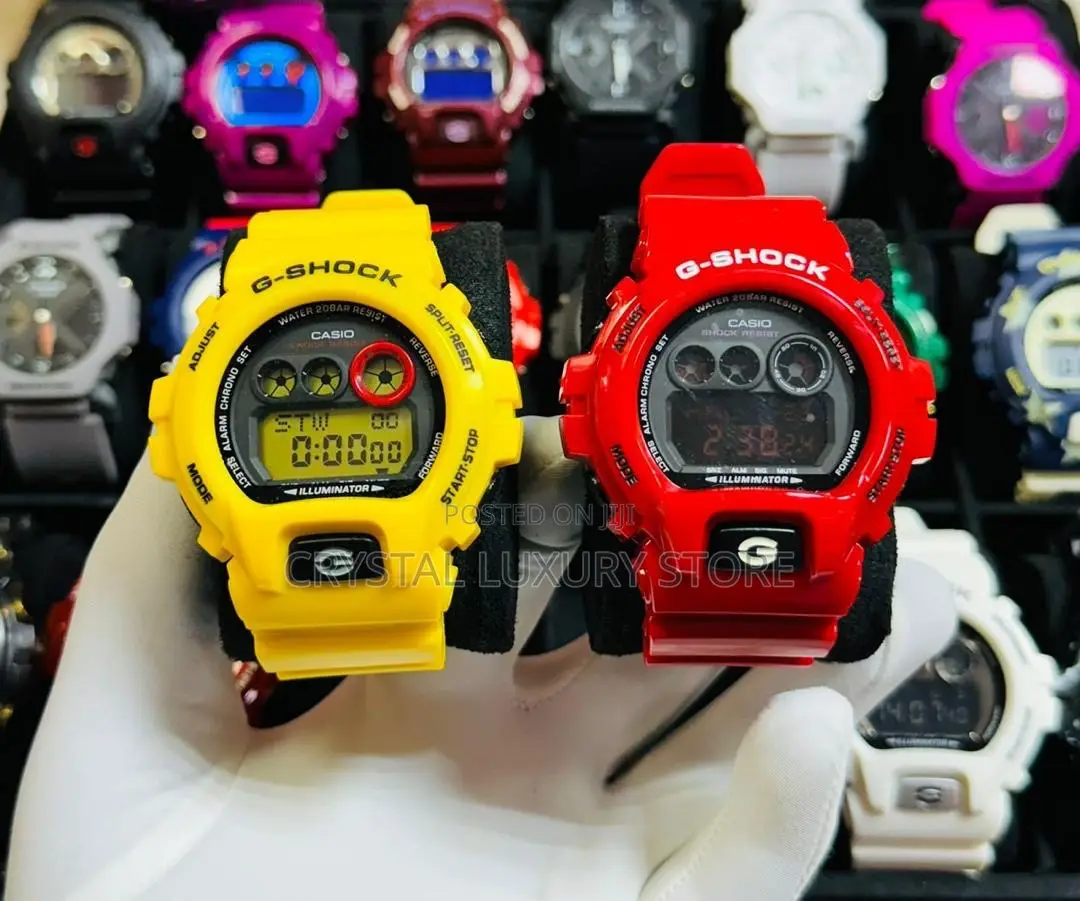 G-Shock Quality Luxury Men Rubber Strap Wristwatch