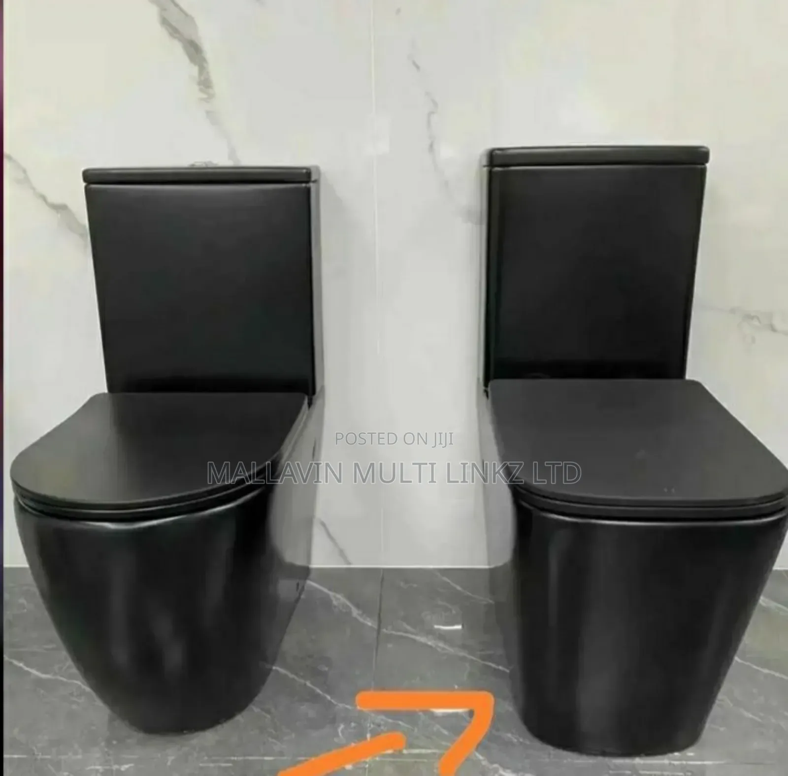 Executive Black Toilet Seats (Wc)