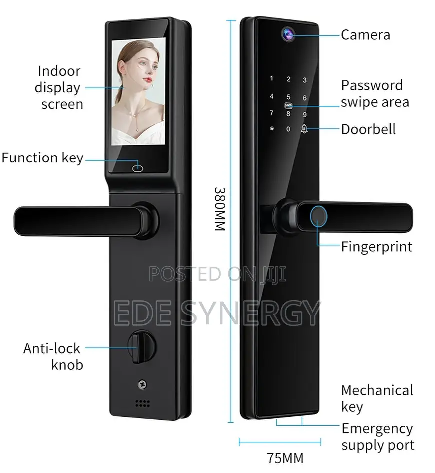Fingerprint, Face ID, Smart App Smartlock