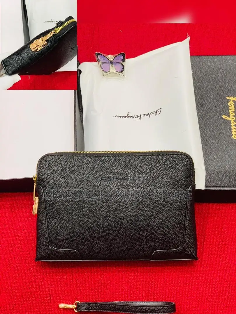 Hermes Quality Luxury Men Genuine Leather Purse