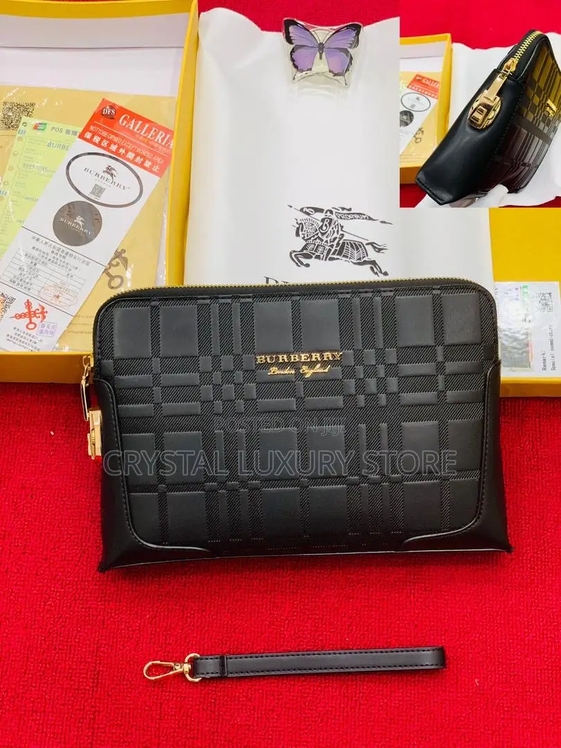 Hermes Quality Luxury Men Genuine Leather Purse