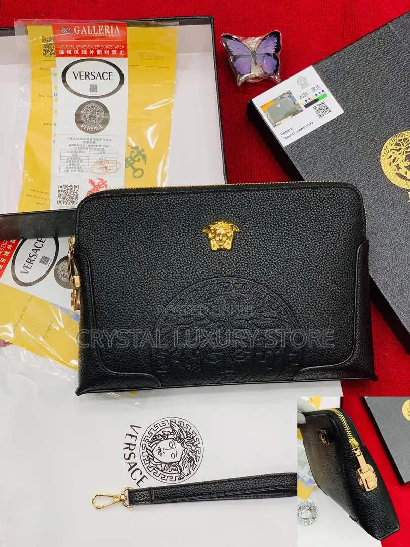 Hermes Quality Luxury Men Genuine Leather Purse