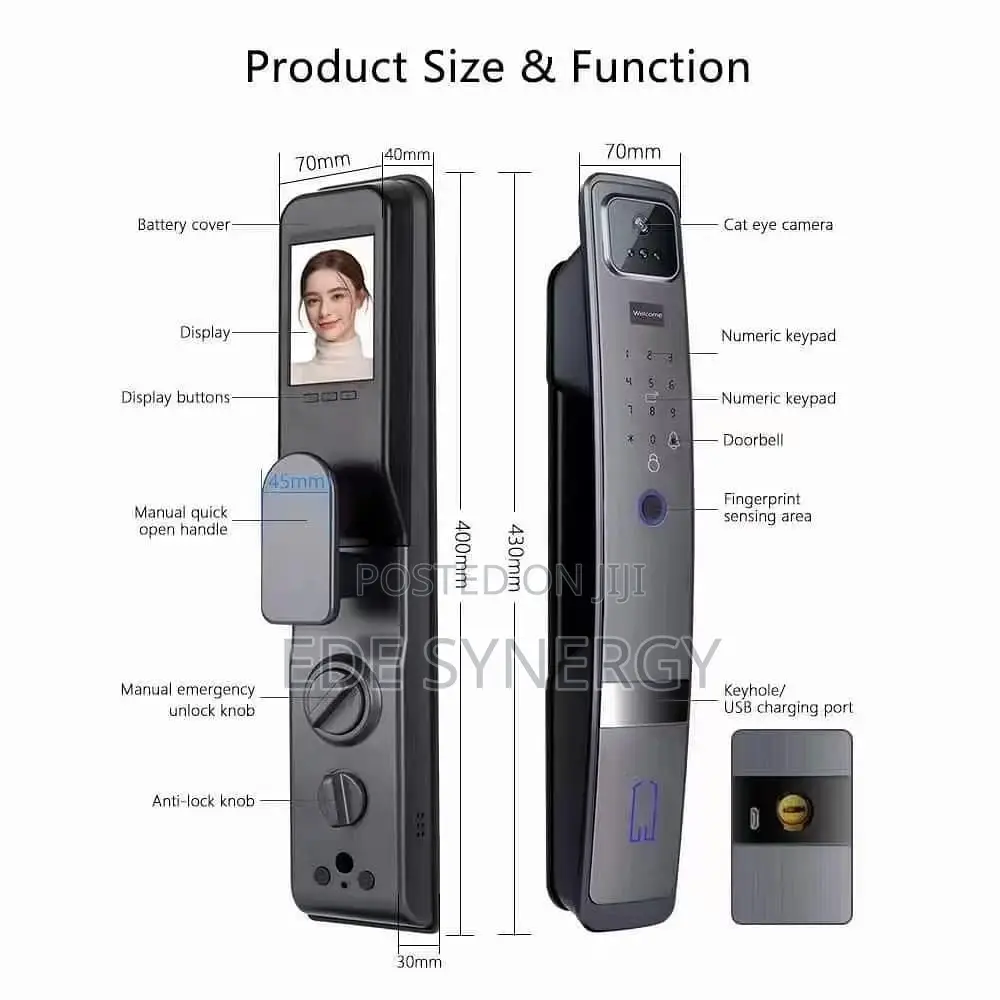 Premium 2024 Advanced Feature Smartlock Home and Office Use
