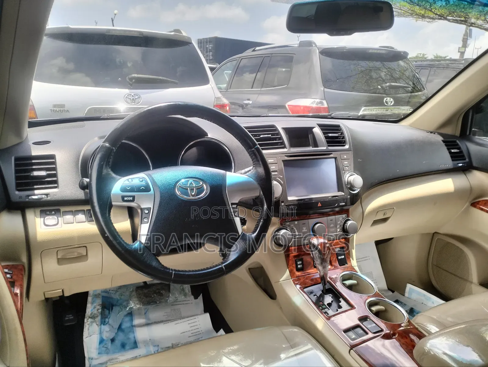 Toyota Highlander Limited 3.5l 4WD 2013 Blue
