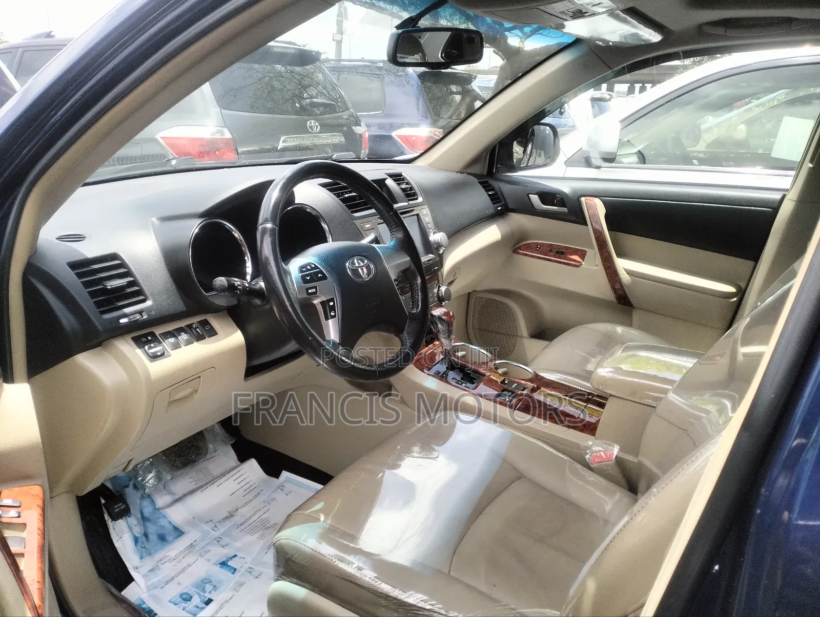 Toyota Highlander Limited 3.5l 4WD 2013 Blue