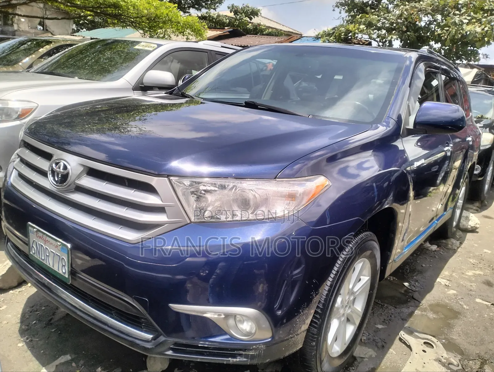 Toyota Highlander Limited 3.5l 4WD 2013 Blue