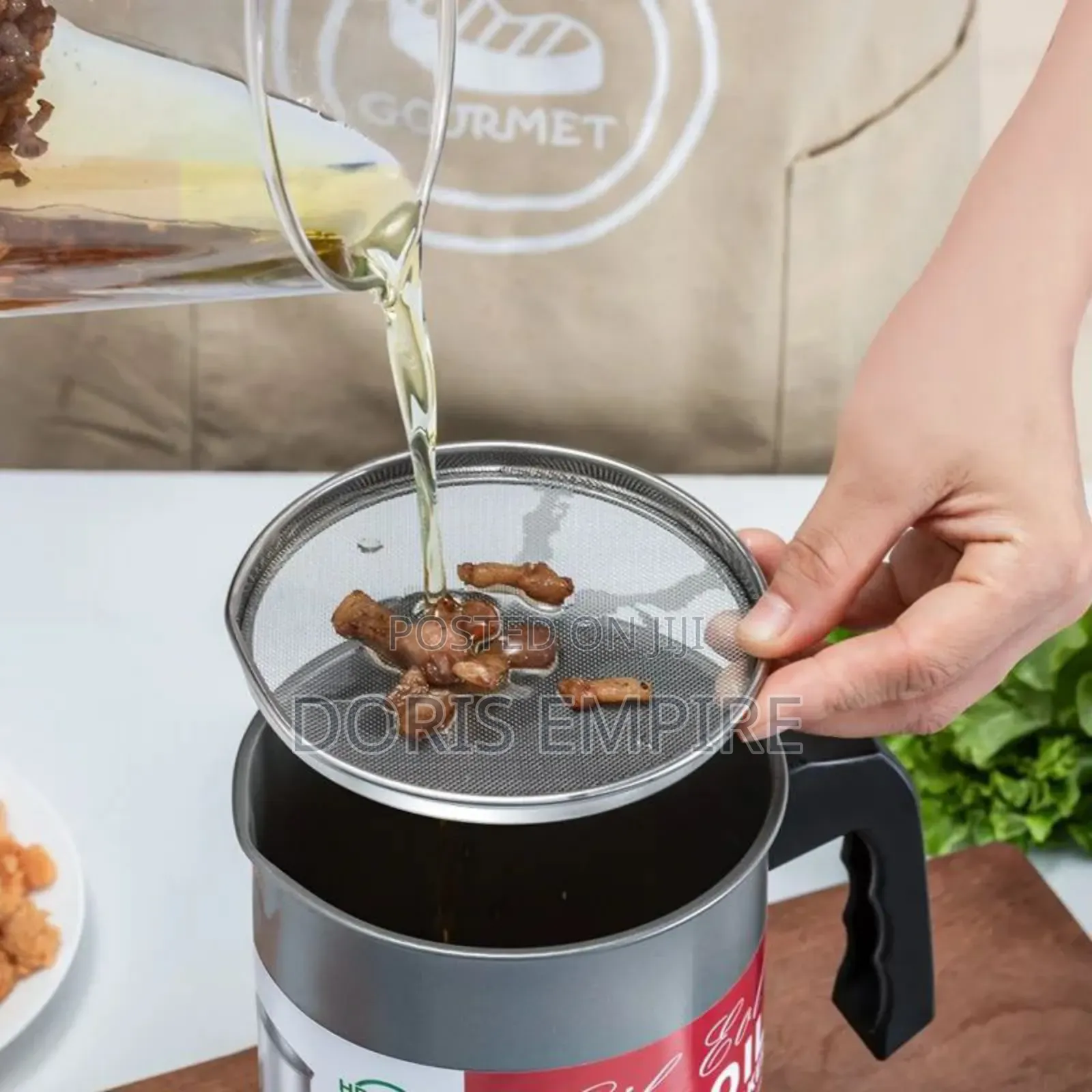Stainless Steel Oil Filter Cup 
1.4litres 
1.7litres