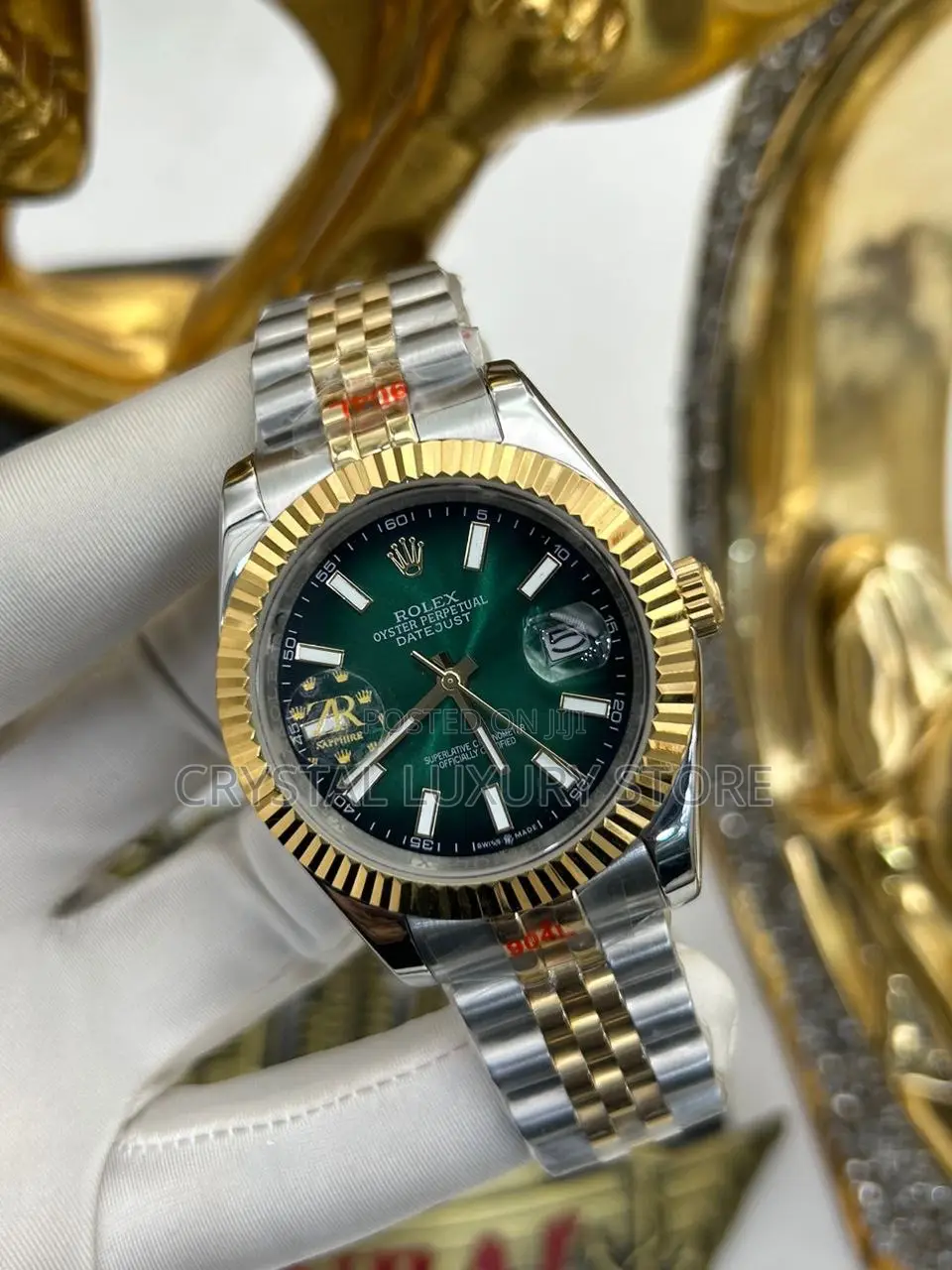 Rolex Quality Luxury Men Chain Wristwatch