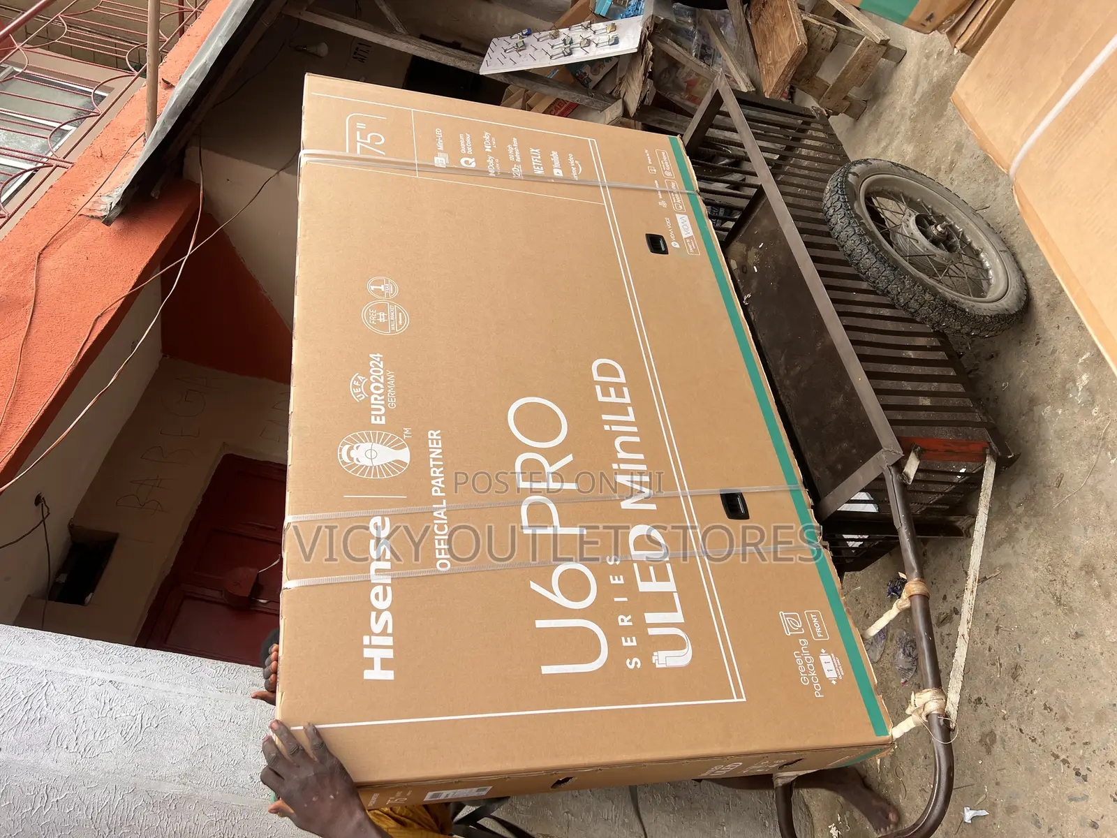 Hisense 75” Inches Uled -Pro Smart Tv