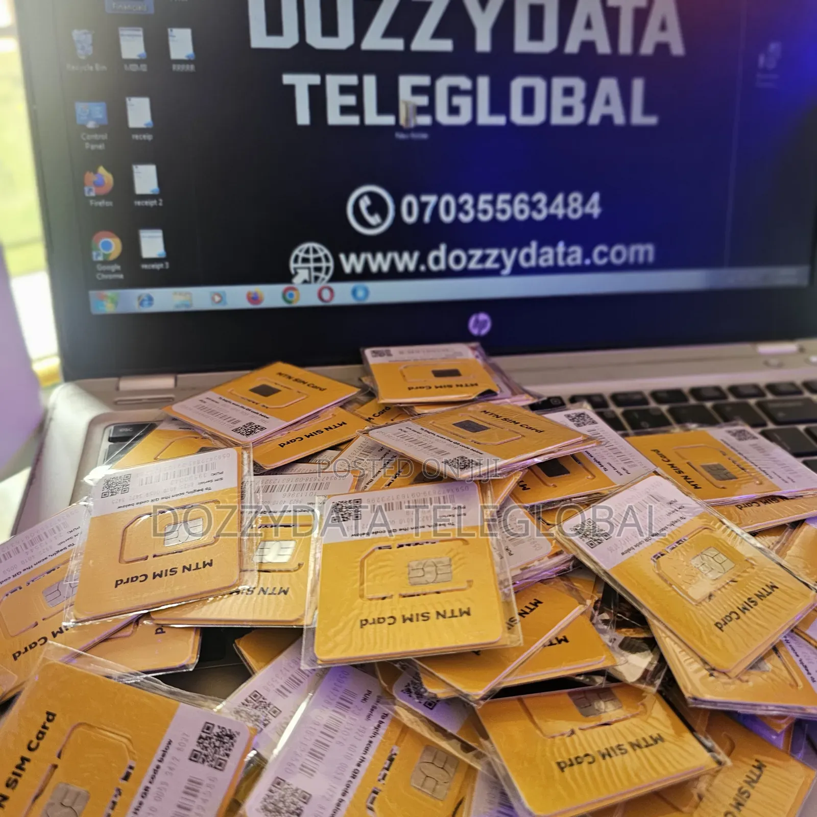 MTN 120gb Data Sim Card For MTN Mifi And Routers