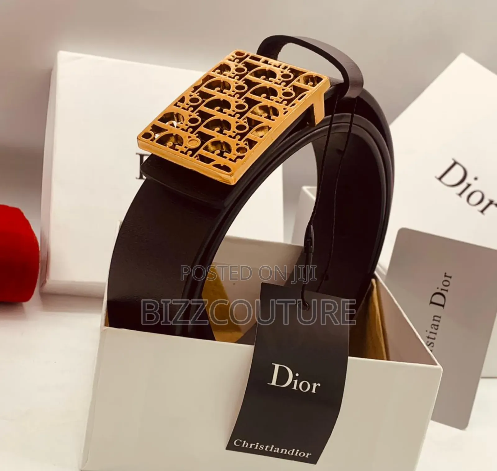 Original Dior Leather Belts Available In Store