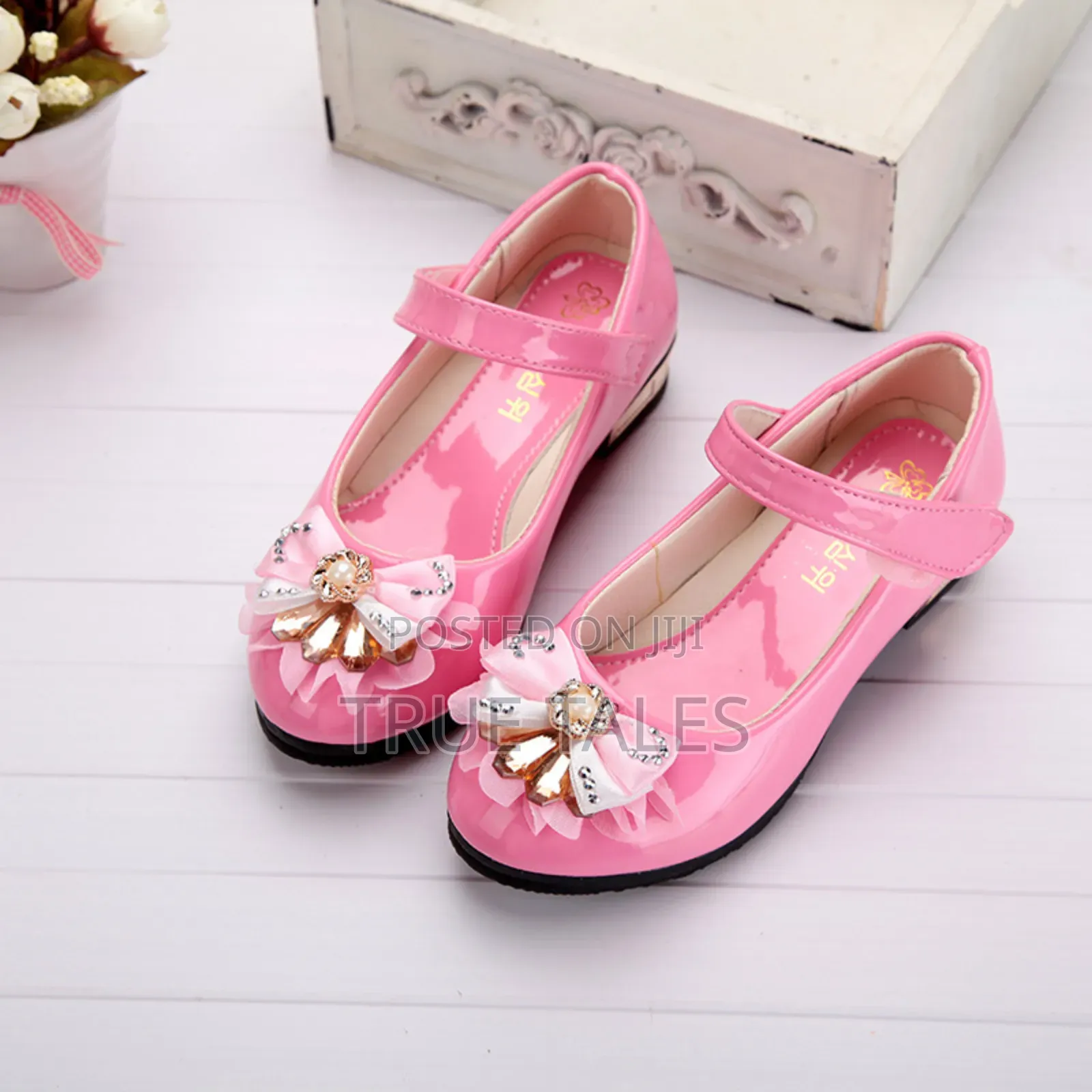 Girl's Formal Party Shoes Pink, Red and Black