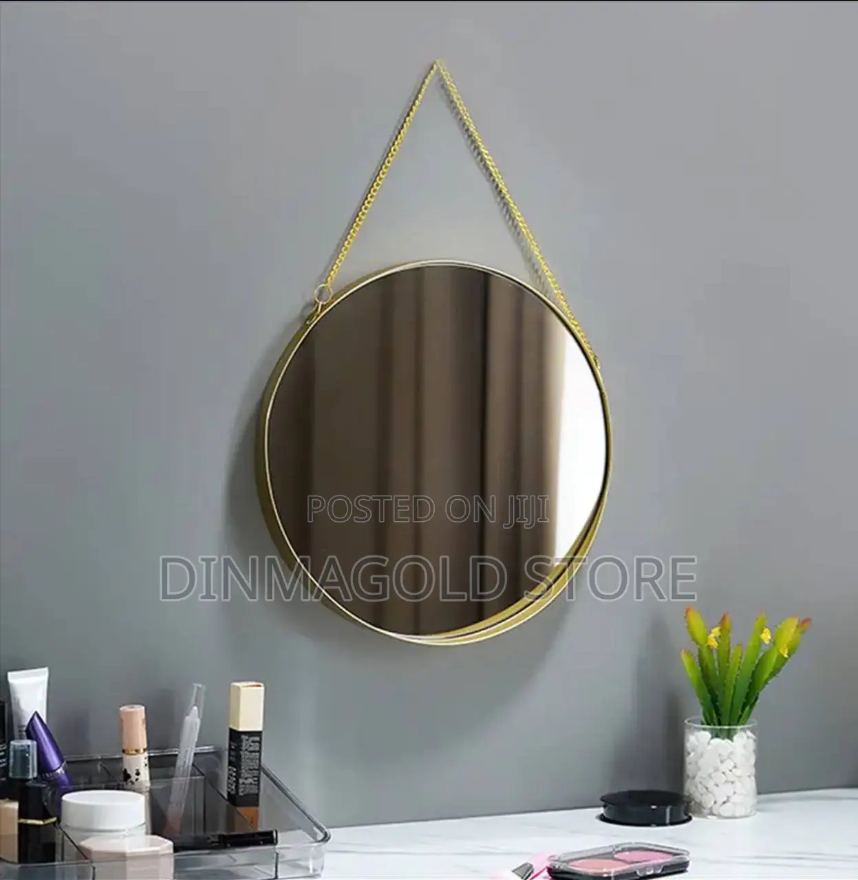 Metal Golden Frame Mirror