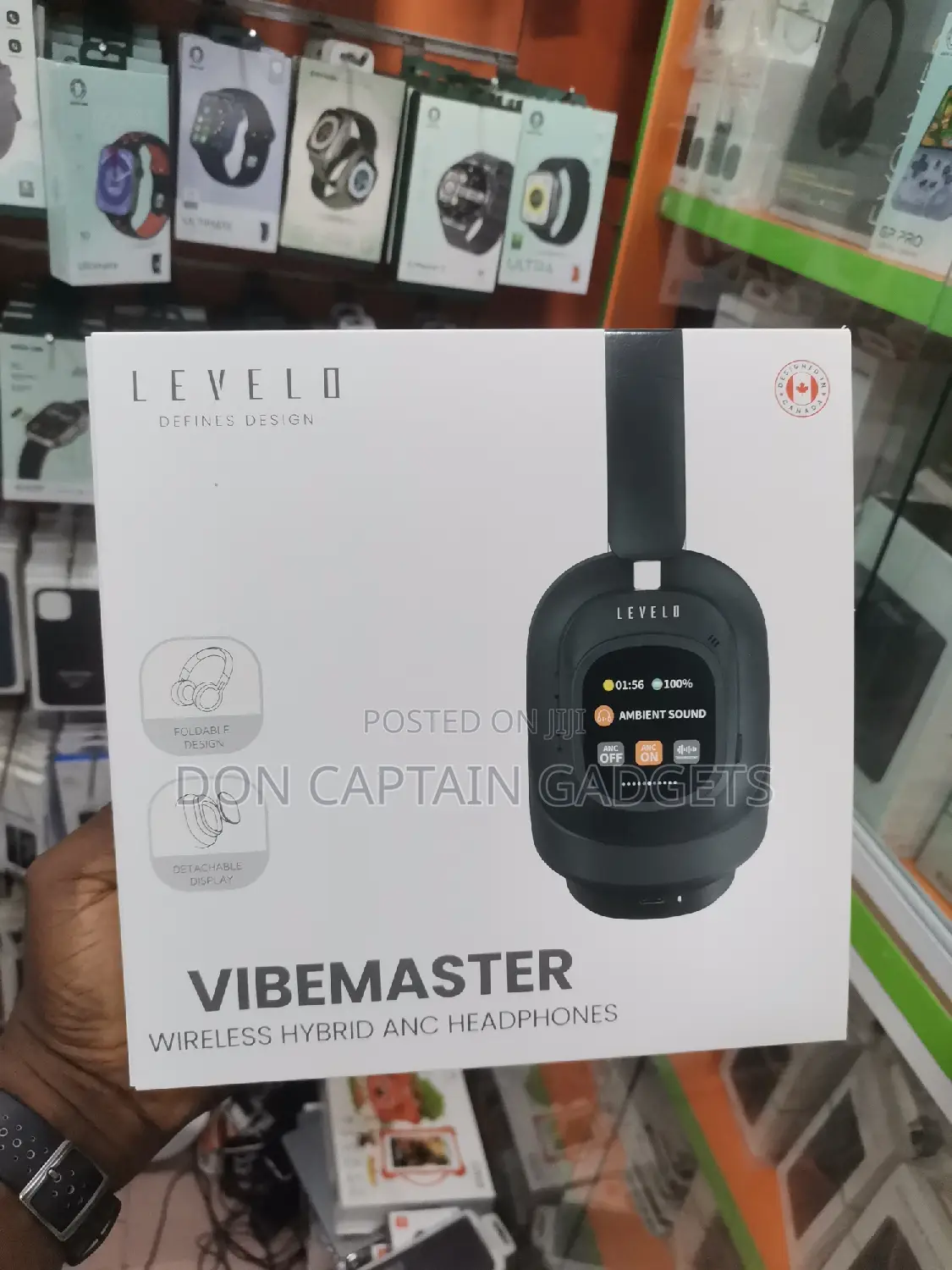 Levelo Vibemaster Wireless Hybrid ANC Headset