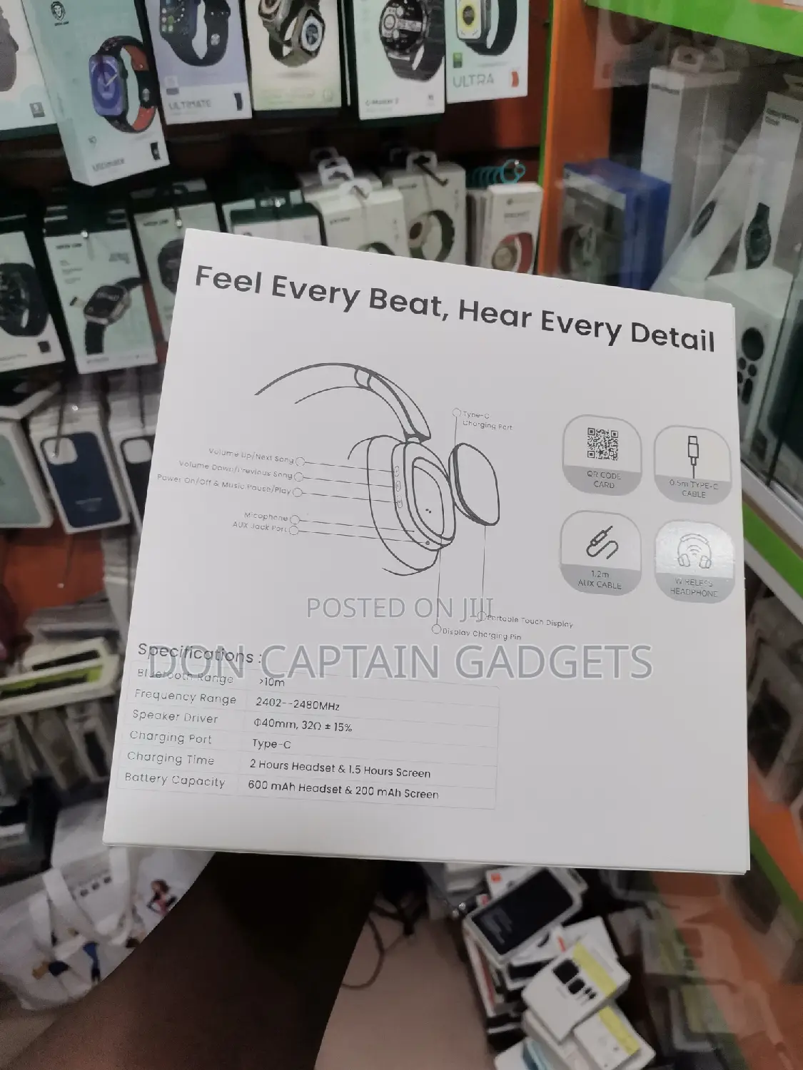 Levelo Vibemaster Wireless Hybrid ANC Headset