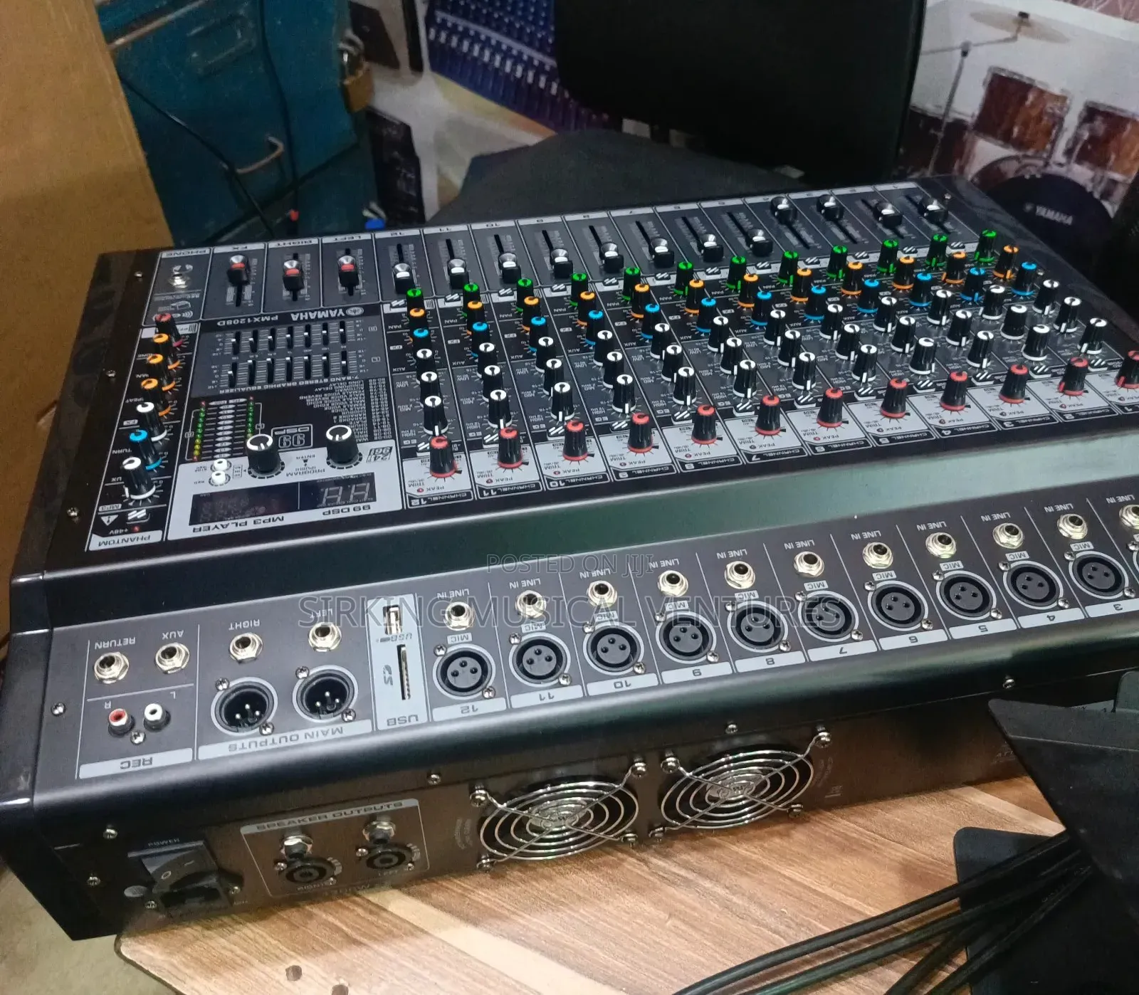 Yamaha 12channels Powered Mixer With Bluetooth/Usb