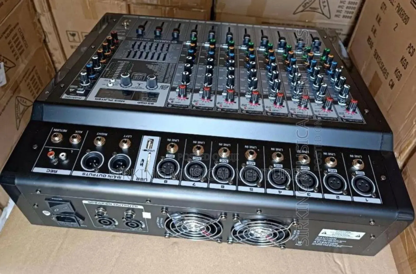 8 Channels Powered Yamaha Mixer PMX808D With USB/ Bluetooth