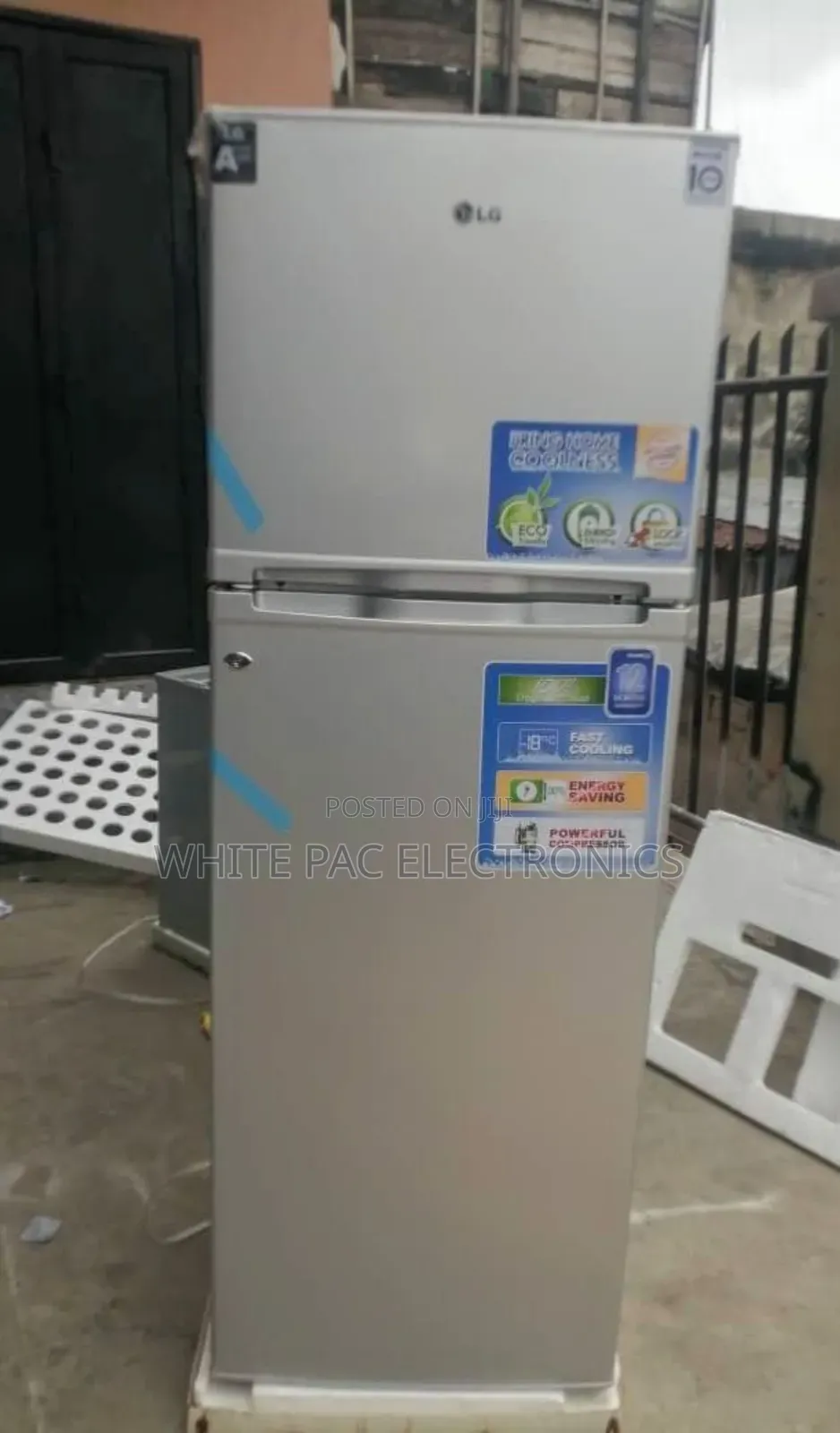 Original>Lg Inverter 370l Fridge Two Doors >Extra Freezing