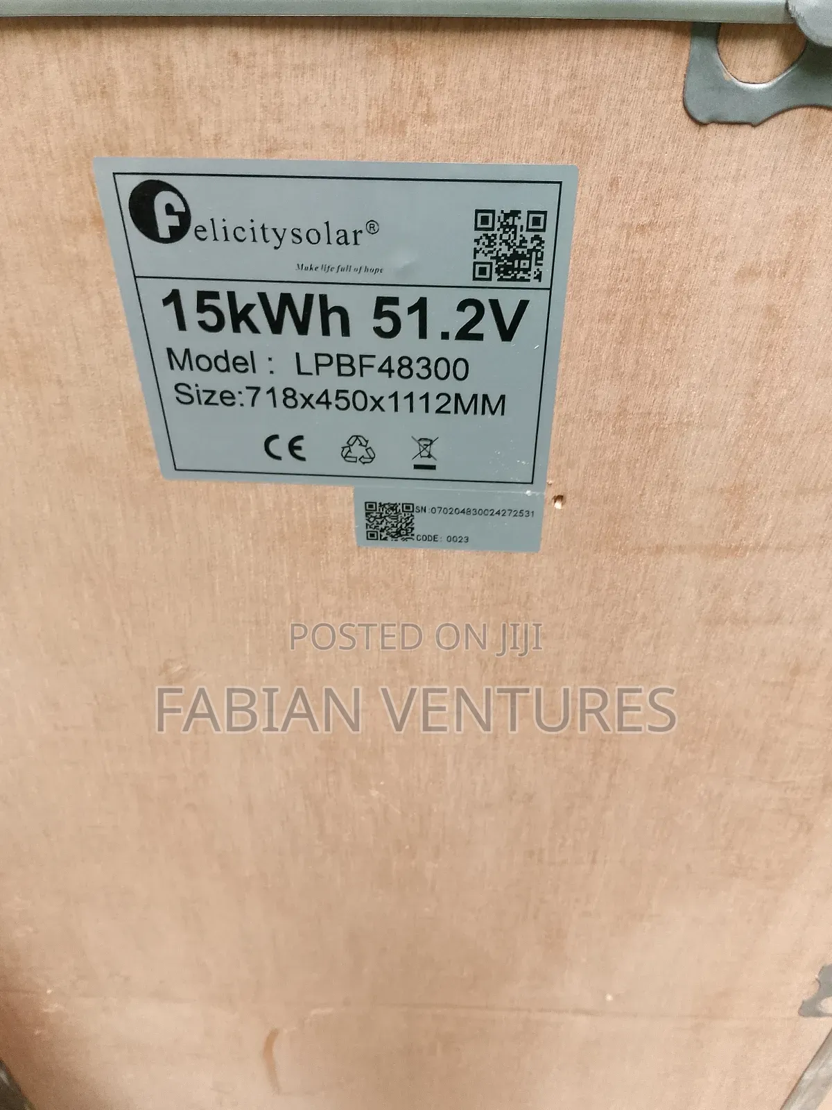 High Quality 15kwh 51.2V Lithium Battery