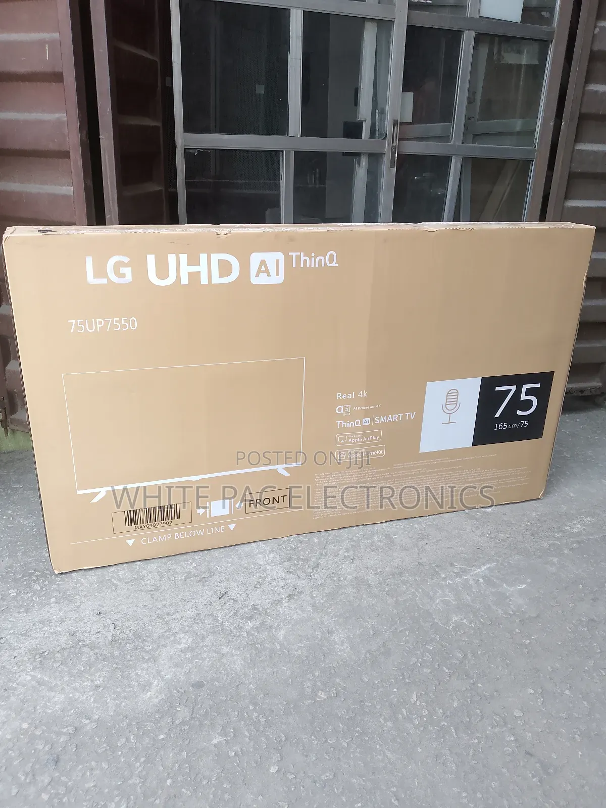 2025 New Original>Lg 75"Inch 4k Smart Android Flameless Tv> 2yrs