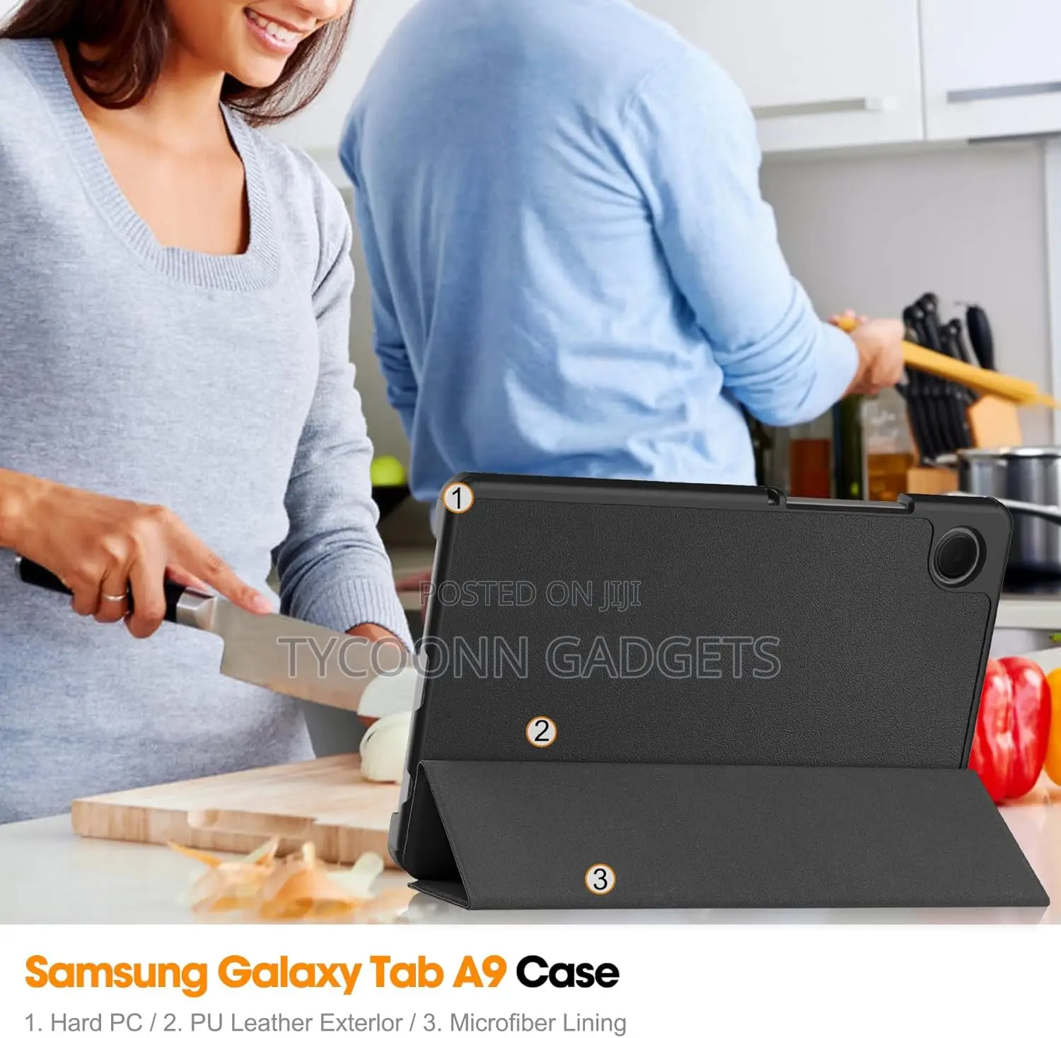 Samsung Tab A9 A9+ Case, Slim Lightweight Smart Cover