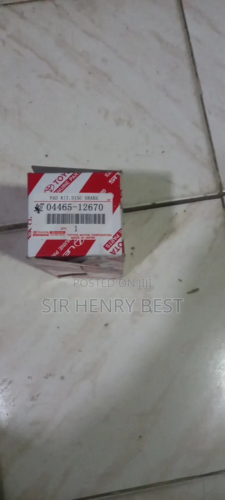 Front Brake Pad Corolla 2020/2023
