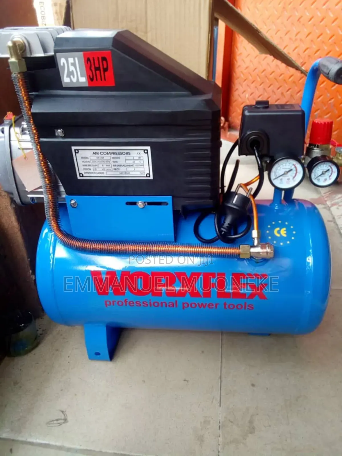 Original Worxflex 25liters Electric Air Compressor Machine
