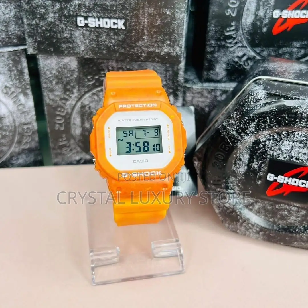 G-Shock Quality Luxury Men Rubber Strap Wristwatch