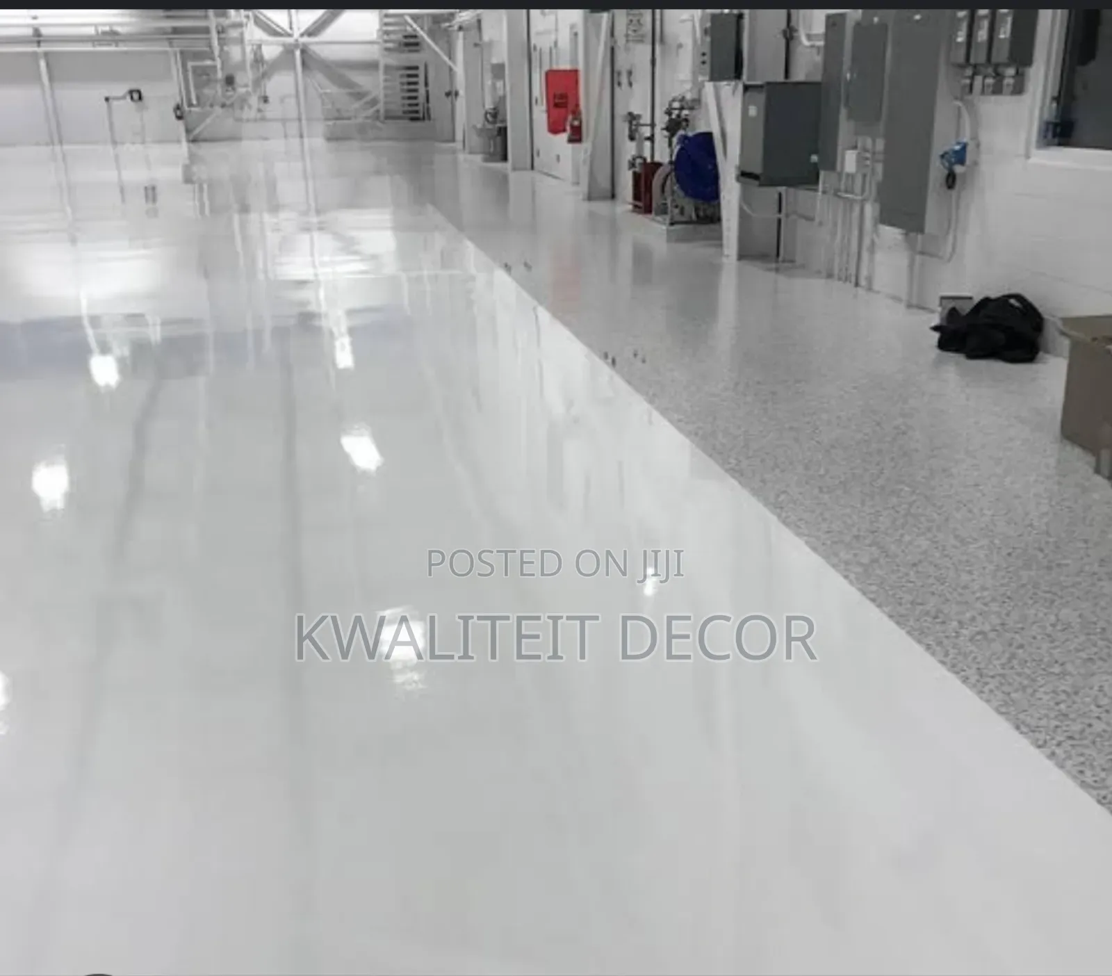 Strong Plain Epoxy Flooring for Factories