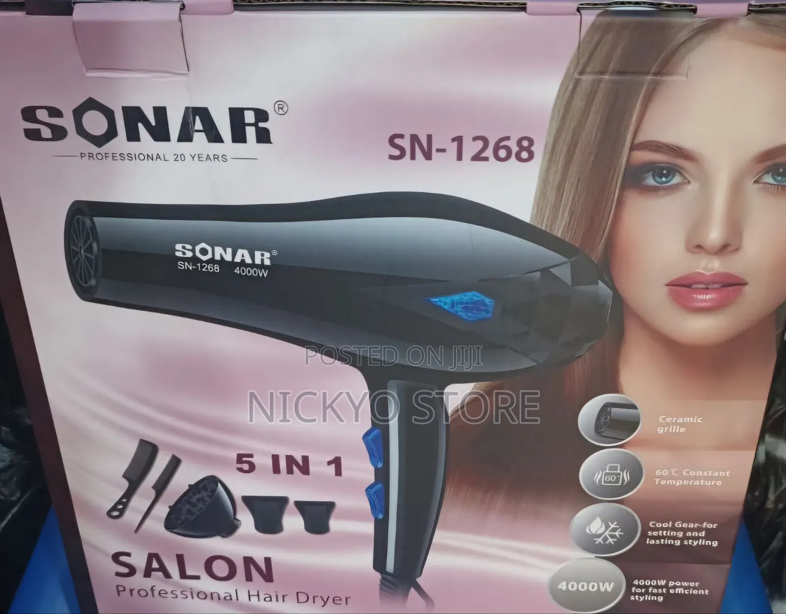 Sonar Sn-1268 Professional Hair Dryer,