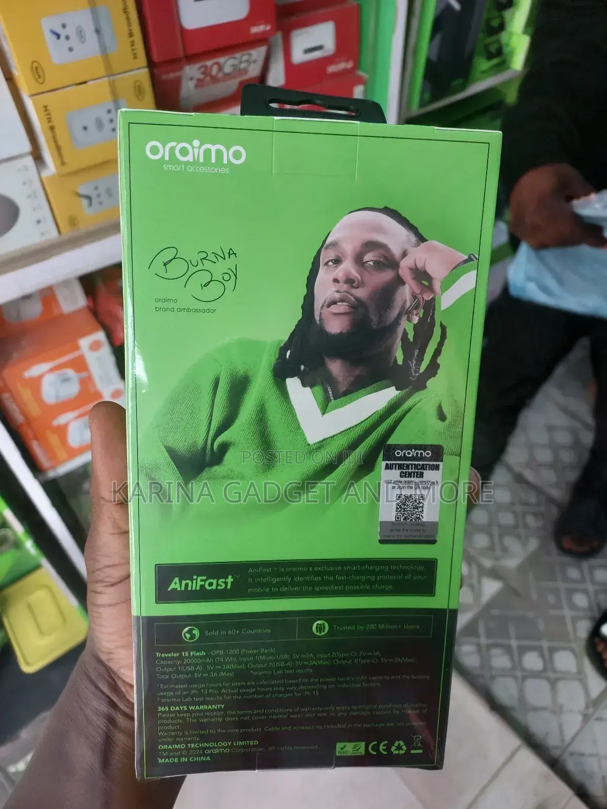New Oriamo 20000mah Power Bank