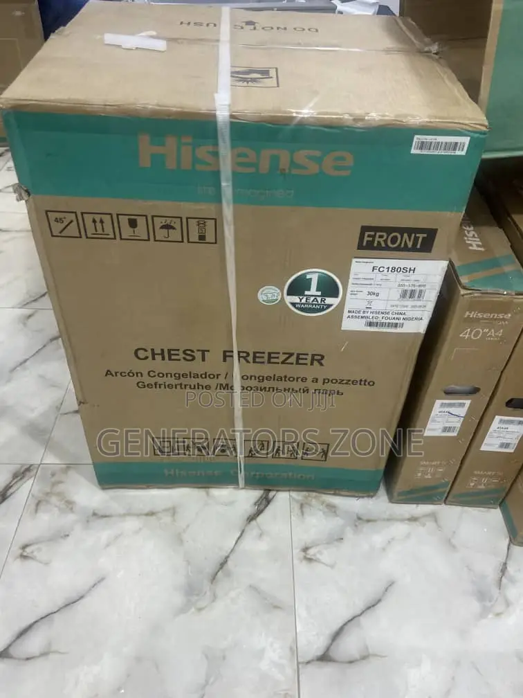 User-Friendly Hisense Chest Freezer 180sh/142l {Silver Color