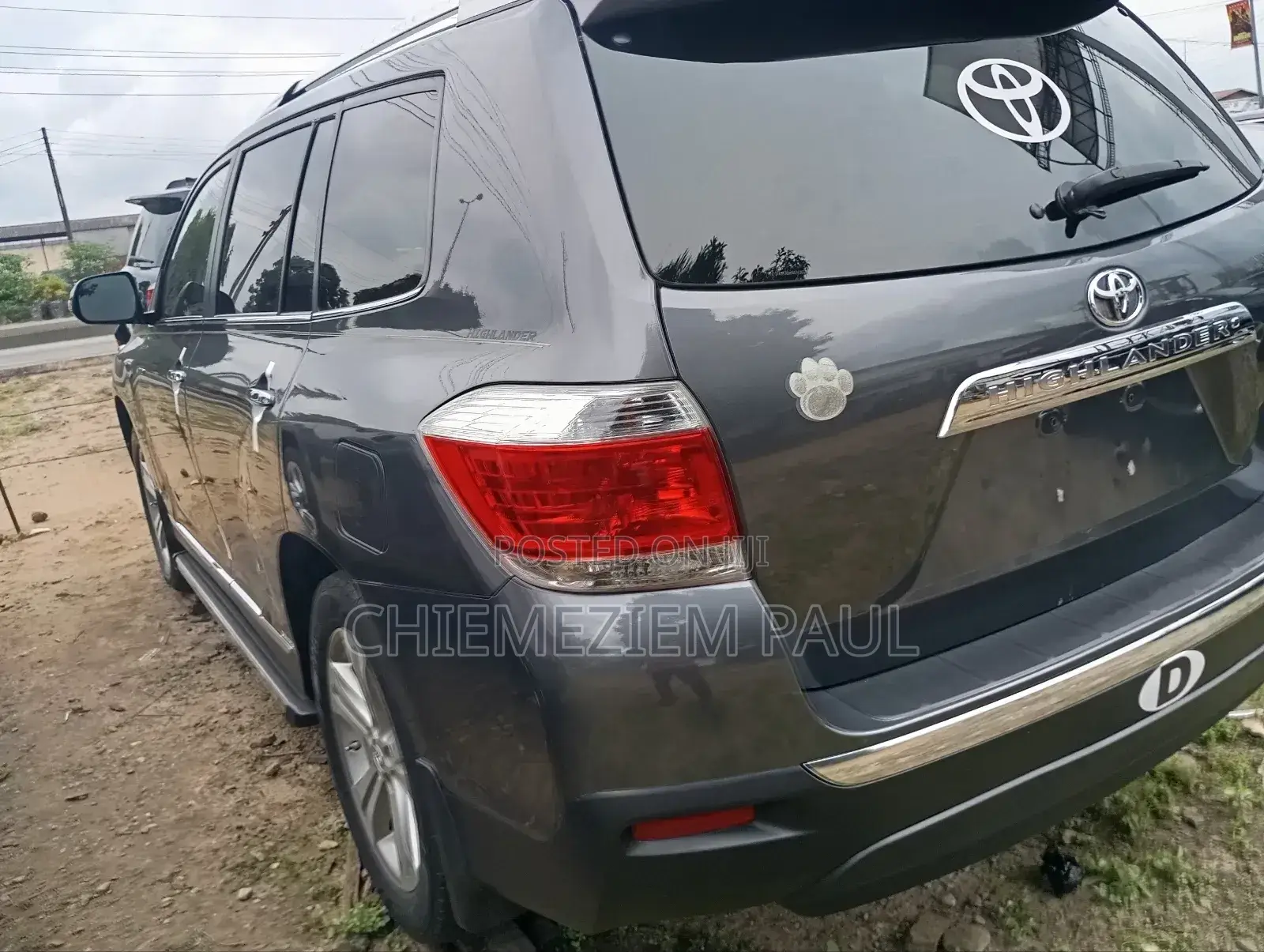 Toyota Highlander Limited 3.5L 2WD 2013 Gray