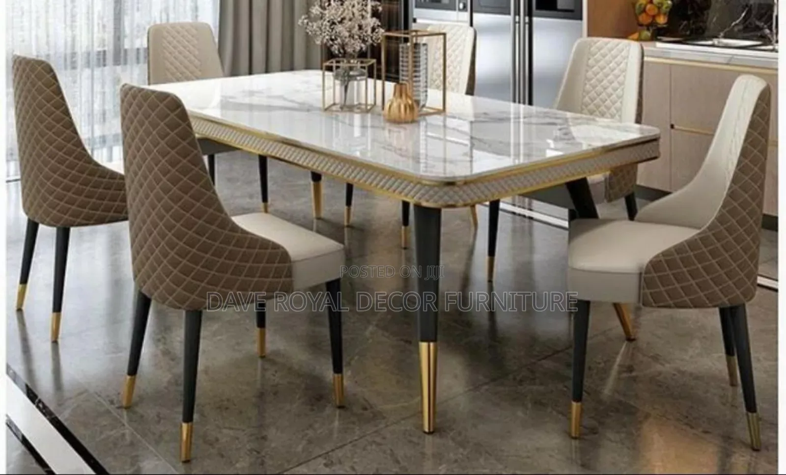 Luxury Marble Dining Table by 6seater